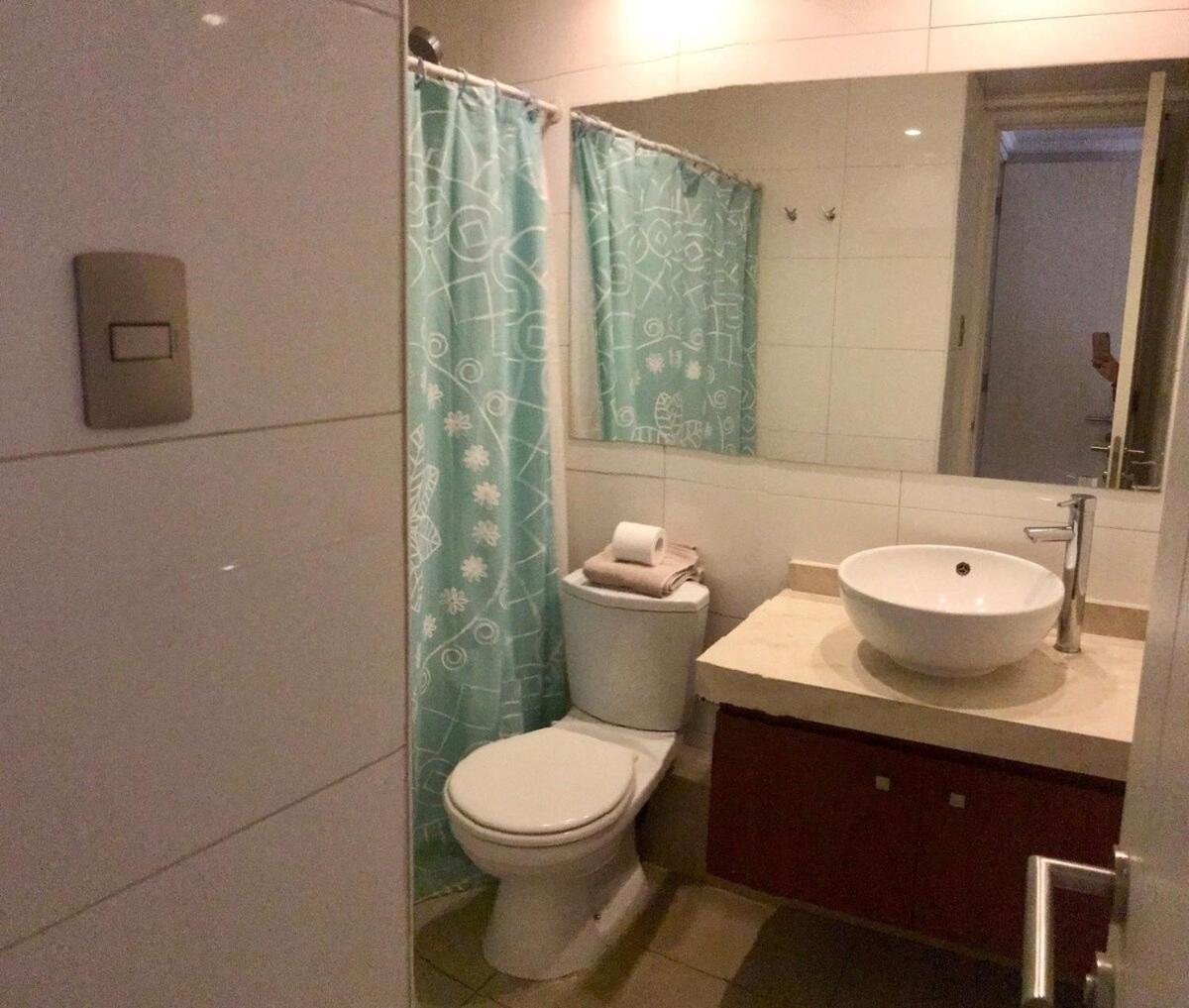 Mirando A Parque Arauco Apartment Santiago Ngoại thất bức ảnh