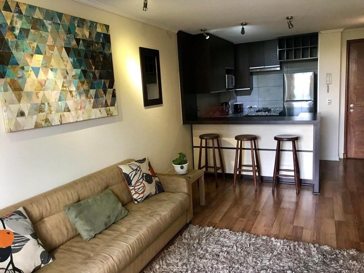 Mirando A Parque Arauco Apartment Santiago Ngoại thất bức ảnh